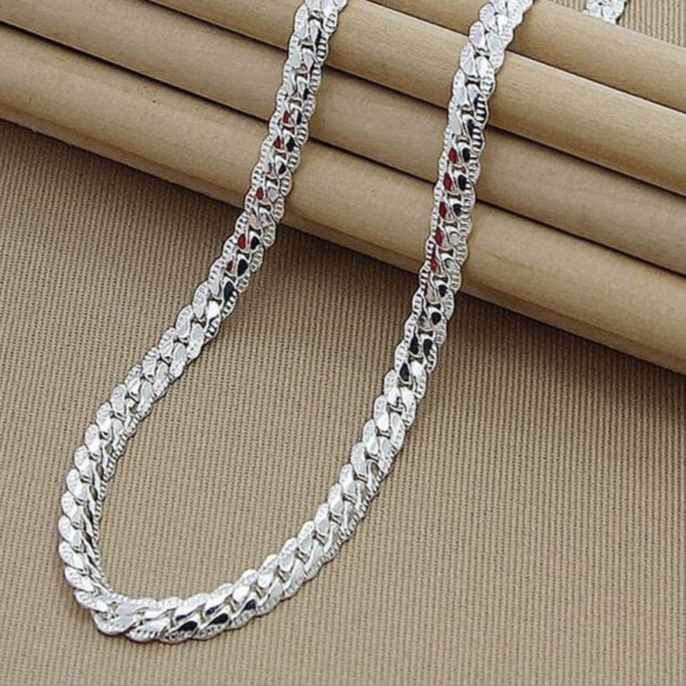 Silver Plated snake necklace/chain - Picture 2 of 8